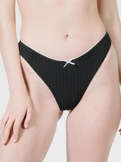 Thrills Co. Polly Bikini Bottom - Black