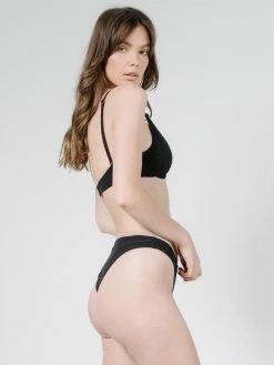 Thrills Co. Polly Bikini Bottom - Black
