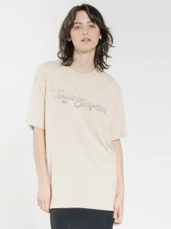 Thrills Co. Scripture Merch Fit Tee - Thrift White