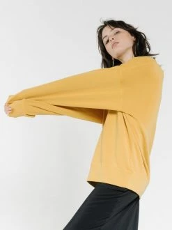 Thrills Co. Sweaters & Fleece Diversion Slouch Crew - Mineral Yellow