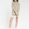 Thrills Co. Troubled Paradise Slouch Hood - Washed Tan Sweaters & Fleece