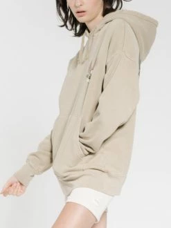 Thrills Co. Troubled Paradise Slouch Hood - Washed Tan Sweaters & Fleece