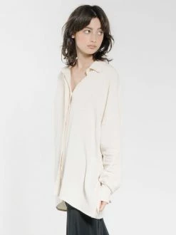 Thrills Co. Olive Shirt - Ivory