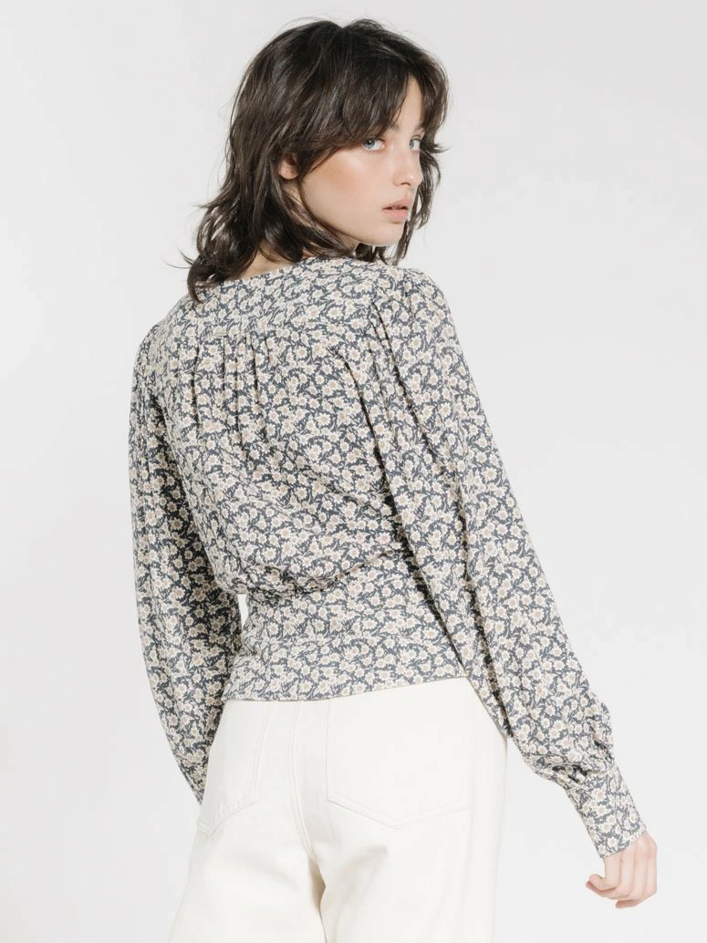 Thrills Co. Arnica Blouse - Navy Tops & Tees 4 Thrills Co. Arnica Blouse - Navy Tops & Tees
