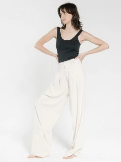 Thrills Co. Muse Pant - Ivory Linen