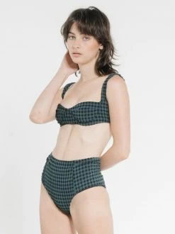 Thrills Co. 1% For The Planet Georgie High Waist Bottom - Pine 9 Thrills Co. 1% For The Planet Georgie High Waist Bottom - Pine