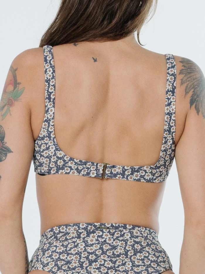 Thrills Co. Arnica Crop Top - Navy 1% For The Planet 9 Thrills Co. Arnica Crop Top - Navy 1% For The Planet