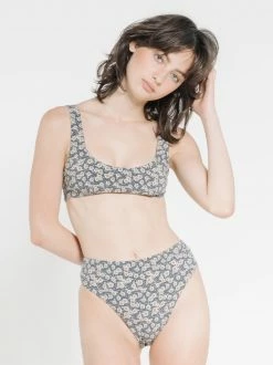 Thrills Co. Arnica Crop Top - Navy 1% For The Planet