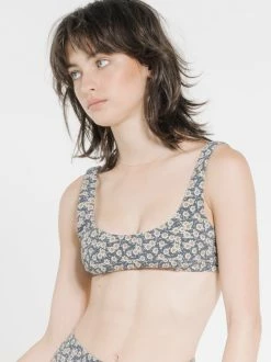 Thrills Co. Arnica Crop Top - Navy 1% For The Planet