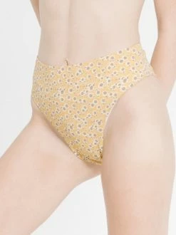 Thrills Co. Arnica High Rise Bottom - Mineral Yellow
