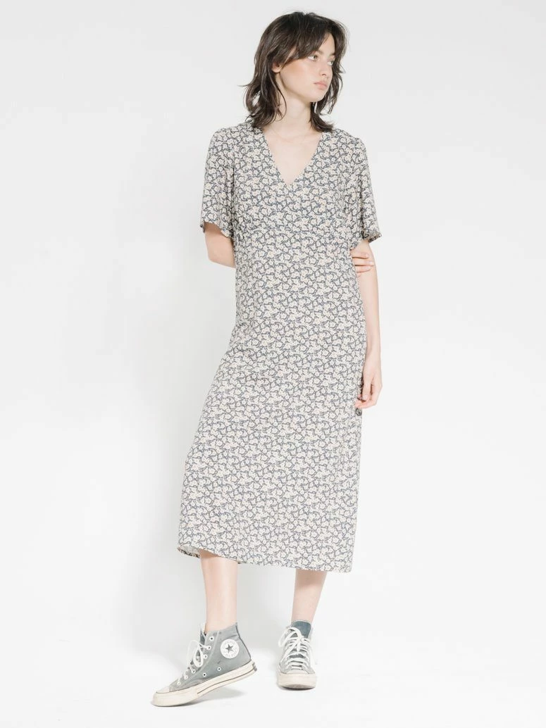 Thrills Co. Arnica Dress - Navy Linen 7 Thrills Co. Arnica Dress - Navy Linen