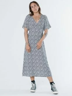 Thrills Co. Arnica Dress - Navy Linen 23 Thrills Co. Arnica Dress - Navy Linen