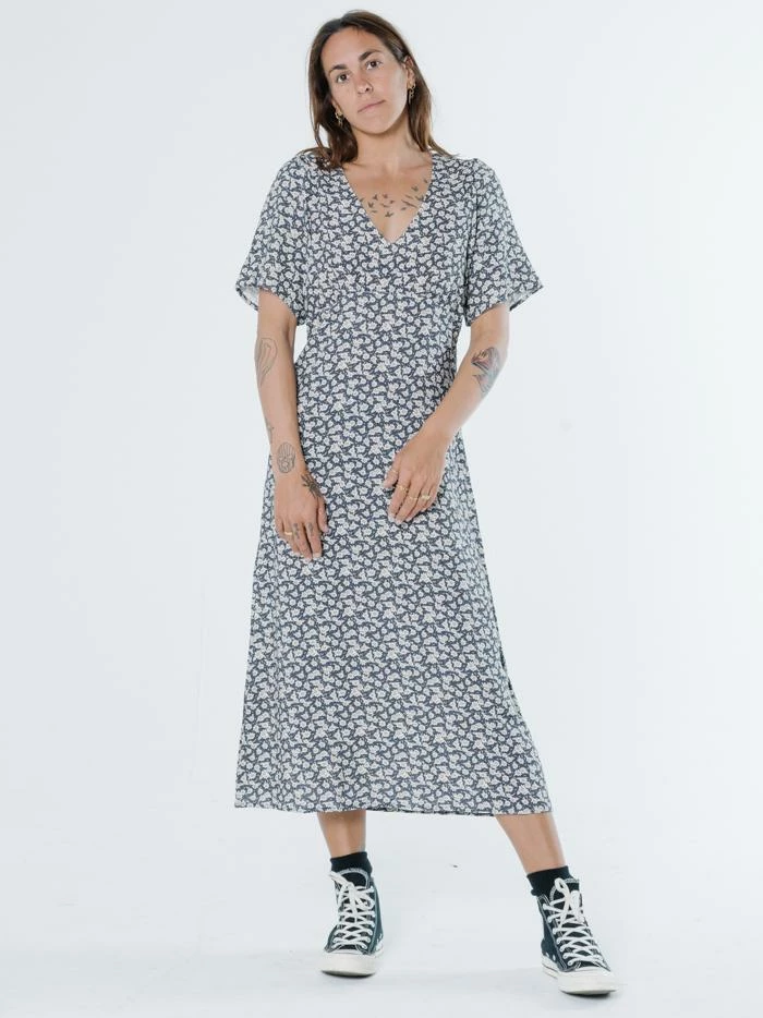 Thrills Co. Arnica Dress - Navy Linen 10 Thrills Co. Arnica Dress - Navy Linen