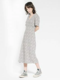 Thrills Co. Arnica Dress - Navy Linen