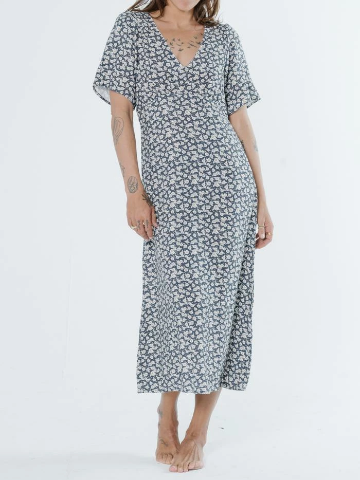 Thrills Co. Arnica Dress - Navy Linen 12 Thrills Co. Arnica Dress - Navy Linen