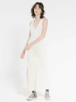 Thrills Co. Sarah Bias Dress - Ivory