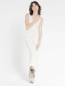 Thrills Co. Sarah Bias Dress - Ivory