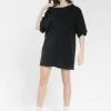 Thrills Co. Hiatus Tee Dress - Black Dresses 2 Thrills Co. Hiatus Tee Dress - Black Dresses