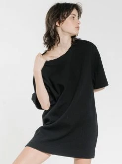 Thrills Co. Hiatus Tee Dress - Black Dresses