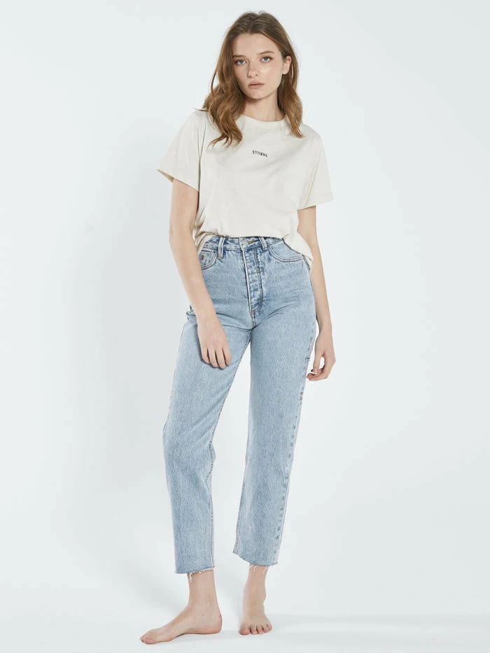 Thrills Co. Minimal Thrills Relaxed Tee - Heritage White 1% For The Planet 7 Thrills Co. Minimal Thrills Relaxed Tee - Heritage White 1% For The Planet