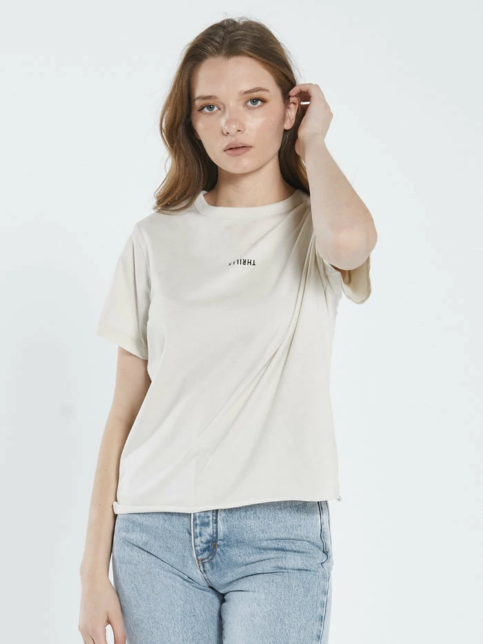 Thrills Co. Minimal Thrills Relaxed Tee - Heritage White 1% For The Planet 3 Thrills Co. Minimal Thrills Relaxed Tee - Heritage White 1% For The Planet