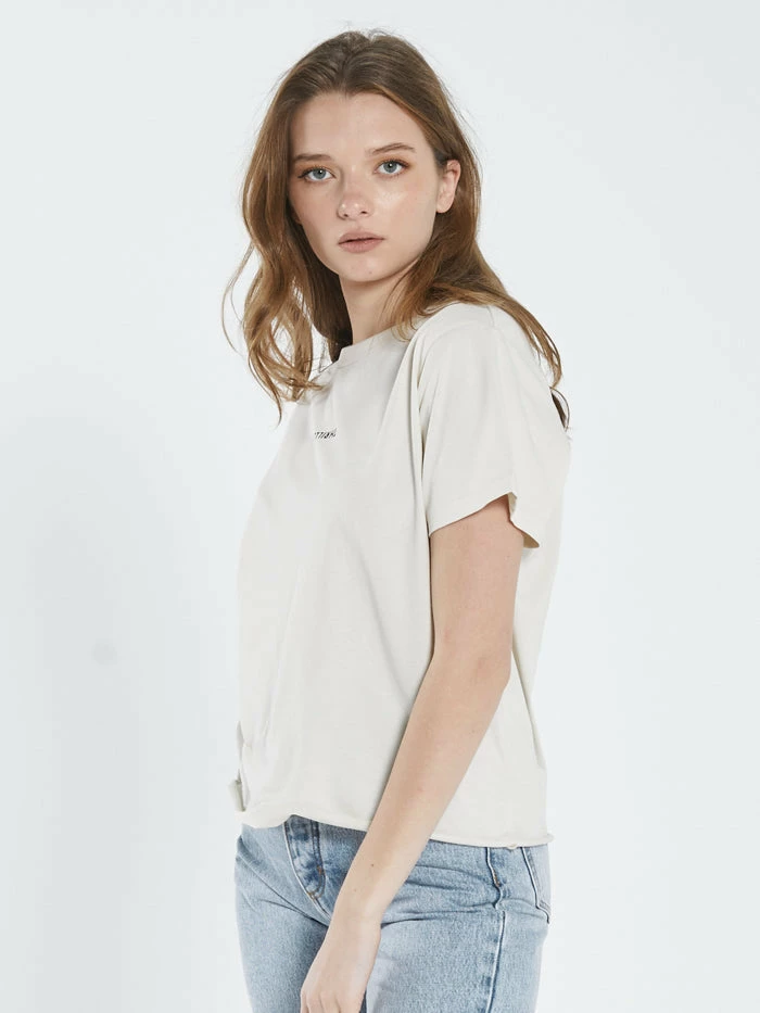 Thrills Co. Minimal Thrills Relaxed Tee - Heritage White 1% For The Planet 6 Thrills Co. Minimal Thrills Relaxed Tee - Heritage White 1% For The Planet