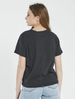 Thrills Co. Minimal Thrills Relaxed Tee - Washed Black 1% For The Planet