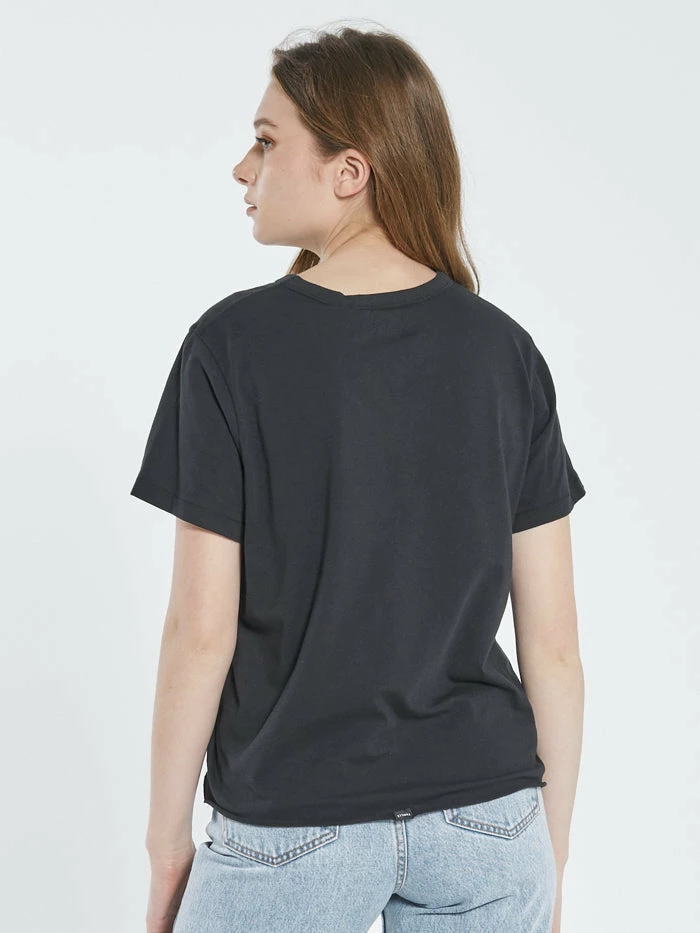 Thrills Co. Minimal Thrills Relaxed Tee - Washed Black 1% For The Planet 4 Thrills Co. Minimal Thrills Relaxed Tee - Washed Black 1% For The Planet
