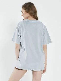 Thrills Co. Stamp Wave Merch Fit Tee - Smoke Blue 1% For The Planet