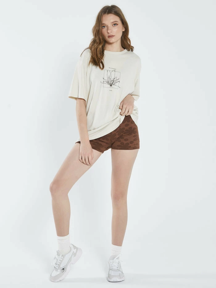 Thrills Co. Voices Hemp Merch Fit Tee - Tofu 1% For The Planet 5 Thrills Co. Voices Hemp Merch Fit Tee - Tofu 1% For The Planet