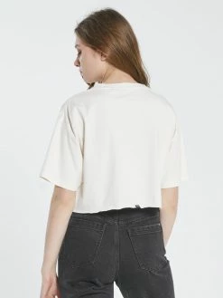 Thrills Co. Death Coil Merch Fit Tee - Heriage White New Arrivals