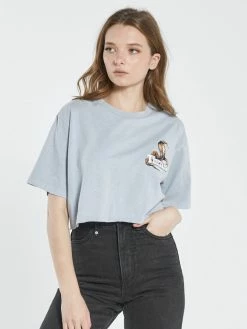 Thrills Co. New Arrivals Death Coil Merch Fit Tee - Smoke Blue