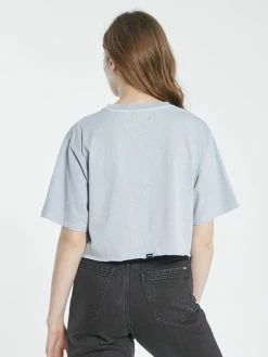 Thrills Co. New Arrivals Death Coil Merch Fit Tee - Smoke Blue