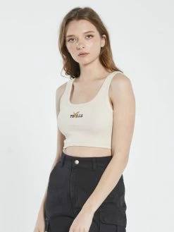 Thrills Co. Golden Crop Retro Tank - Unbleached 1% For The Planet
