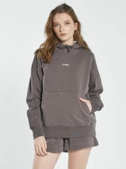 Thrills Co. Minimal Thrills Fleece Hood - Plum 1% For The Planet