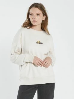 Thrills Co. 1% For The Planet Golden Slouch Crew - Unbleached