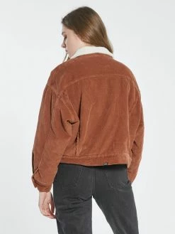 Thrills Co. Jodie Cord Jacket - Coffee 1% For The Planet