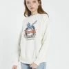 Thrills Co. Not Forgotten Slouch Crew - Heritage White