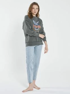 Thrills Co. Not Forgotten Slouch Crew - Merch Black