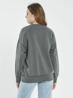 Thrills Co. Not Forgotten Slouch Crew - Merch Black