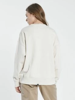 Thrills Co. Spiritual Healing Slouch Crew - Unbleached