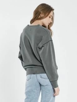 Thrills Co. Red Pill Slouch Crew - Merch Black