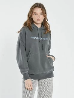 Thrills Co. New Arrivals Turbulent Fleece Hood - Merch Black