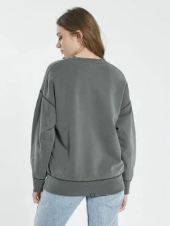 Thrills Co. Eternal Flight Slouch Crew - Merch Black