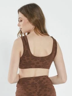 Thrills Co. Layla Crop Top - Washed Cocoa