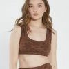 Thrills Co. Layla Crop Top - Washed Cocoa