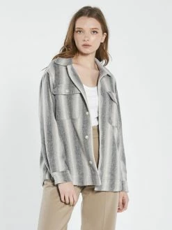 Thrills Co. Prairie Overshirt - Grey