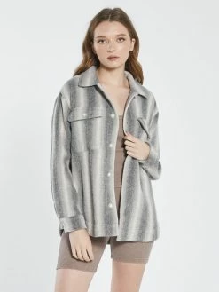 Thrills Co. Prairie Overshirt - Grey