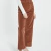 Thrills Co. Belle Cord Full Length Pant - Coffee