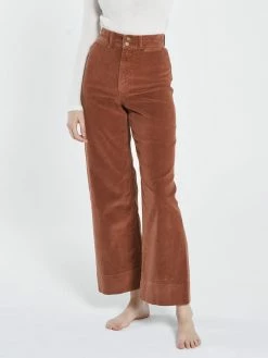 Thrills Co. Belle Cord Full Length Pant - Coffee 9 Thrills Co. Belle Cord Full Length Pant - Coffee